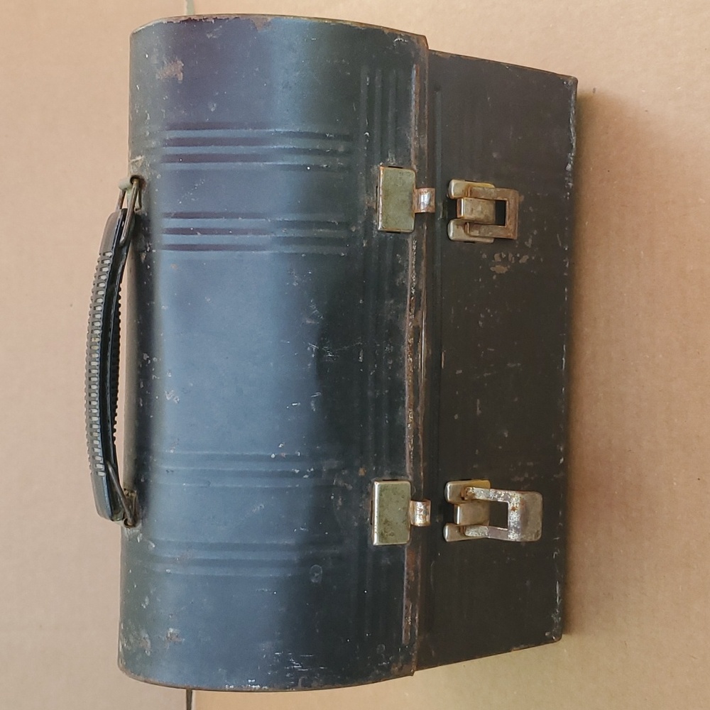 Vintage metal lunch box!